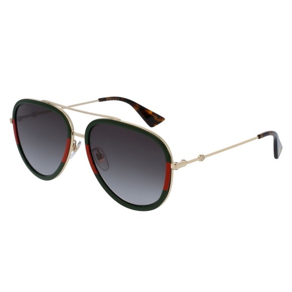 New! Authentic Gucci Aviator Sunglasses - Picture 2 of 13